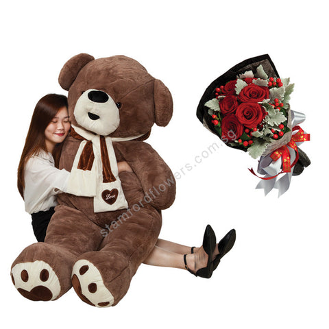 CSM-238-Jumbo LOVE Hug Bear