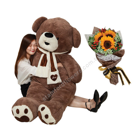 CSM-240-Jumbo LOVE Hug Bear